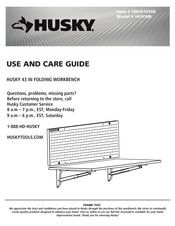 Husky 1001015308 Use And Care Manual