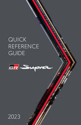 Toyota GR Supra 2023 Quick Reference Manual
