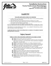 Fab Fours TT14-H2852-1 Installation Instructions Manual