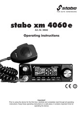 stabo xm 4060e Operating Instructions Manual