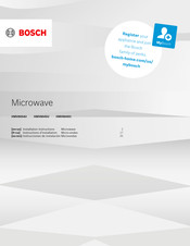 Bosch HMV8045U Installation Instructions Manual