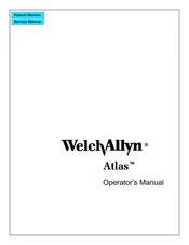 Welch Allyn Atlas 621SO Operator's Manual