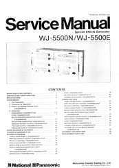 Panasonic WJ-5500N Service Manual