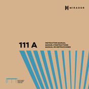 MIRADOR 111 A Instruction Manual
