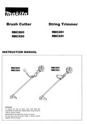 Makita RBC320 Instruction Manual