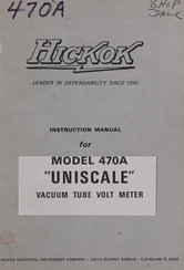 Hickok UNISCALE 470A Instruction Manual