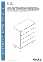 Mocka Sintra Assembly Instructions Manual