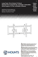 MW MOUNTS VESA Instruction Manual