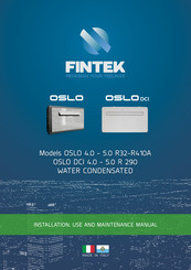 Fintek OSLO 4.2 Instructions For Installation, Use And Maintenance Manual