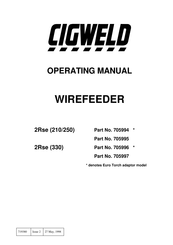 CIGWELD 2Rse 250 Operating Manual
