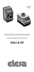 Elesa DD51-E-RF-W2-SST-F.1/2-IP67-C3 Operating Instructions Manual