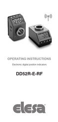 Elesa DD52R-E-RF-W2-SST-F.3/4-IP67-C2 Operating Instructions Manual