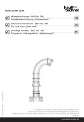 Hauff-Technik SHD100 Installation Instructions Manual