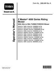 Toro 74057 Operator's Manual