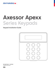 Dormakaba Axessor Apexx IP Series Installation Manual