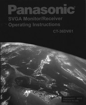 Panasonic CT-36DV61 Operating Instructions Manual