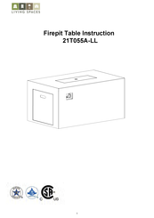 Living Spaces 21T055A-LL Instructions Manual