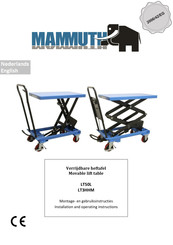 Mammuth LT3HHM Installation And Operating Instructions Manual