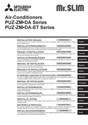 Mitsubishi Electric Mr. SLIM PUZ-ZM DA Series Installation Manual