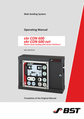 BST ekr CON 600 net Operating Manual