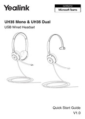 Yealink UH35 Mono Quick Start Manual