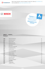Bosch BBHF214G Instruction Manual