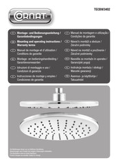 Cornat TECBW3402 Mounting And Operating Instructions
