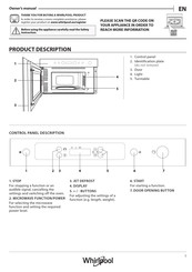 Whirlpool AMW423/IX Owner's Manual