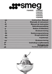 Smeg FQ60BDE Instruction Manual