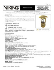 Viking MICROFAST VK351 Technical Data Manual