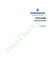 Emerson CPCI-6190 Reference Manual