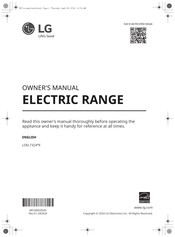 LG LDEL7324 E Series Owner's Manual