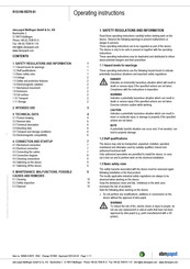 ebm-papst R1G190-RD79-81 Operating Instructions Manual