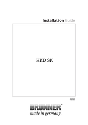 Brunner HKD 2.2k-SK Installation Manual