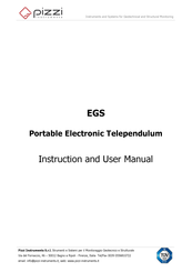 pizzi instruments EGS-2C Instruction And User's Manual