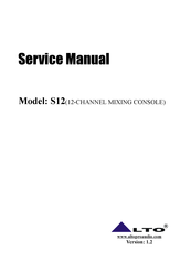Alto S-12 Service Manual