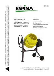 Espina BET120A Instruction Manual
