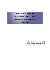 Ricoh PU3070 Field Service Manual