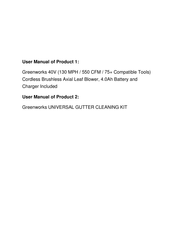 GreenWorks 25242 Operator's Manual