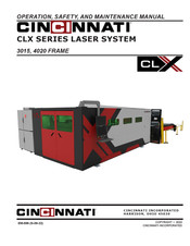 Cincinnati CLX Series Operation, Safety And Maintenance Instructions