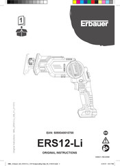 Erbauer 5059340010700 Instructions Manual