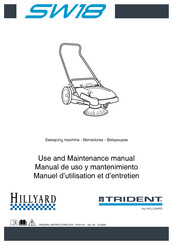 Hillyard TRIDENT SW18 Use And Maintenance Manual