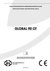 Dru Global 90 CF Installation Manual And User Manual