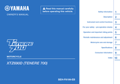 Yamaha TENERE 700 2022 Owner's Manual