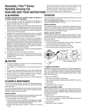 Broan NuTone AE110SL Instructions Manual