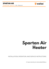 wallas SPARTAN Series Installation, Operation And Service Instructions