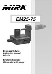 Mira EM25-75 Instruction Manual
