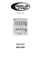 Sirus MXA 6000 User Manual