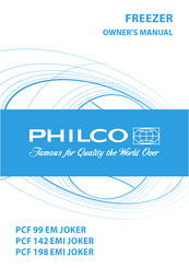 Philco PCF 142 EMI JOKER Owner's Manual