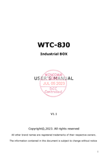 ICP WTC-8J0 User Manual